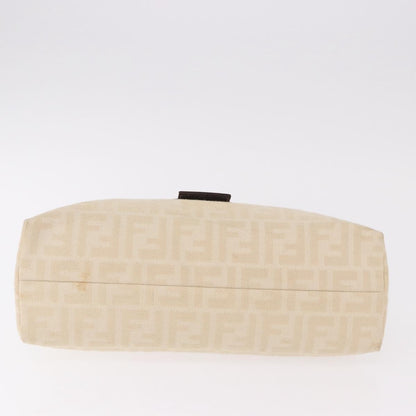 Fendi Beige Zucca Canvas Mamma Baguette