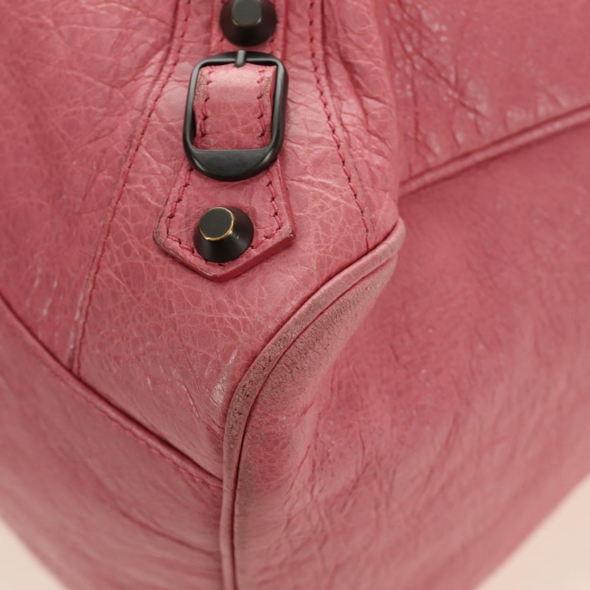 Balenciaga Pink City Motorcycle Bag