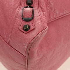 Balenciaga Pink City Motorcycle Bag