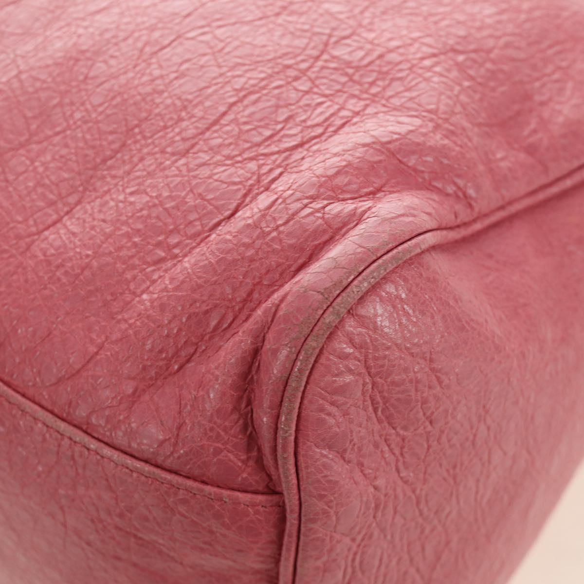 Balenciaga Pink City Motorcycle Bag