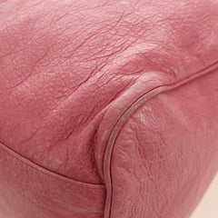 Balenciaga Pink City Motorcycle Bag