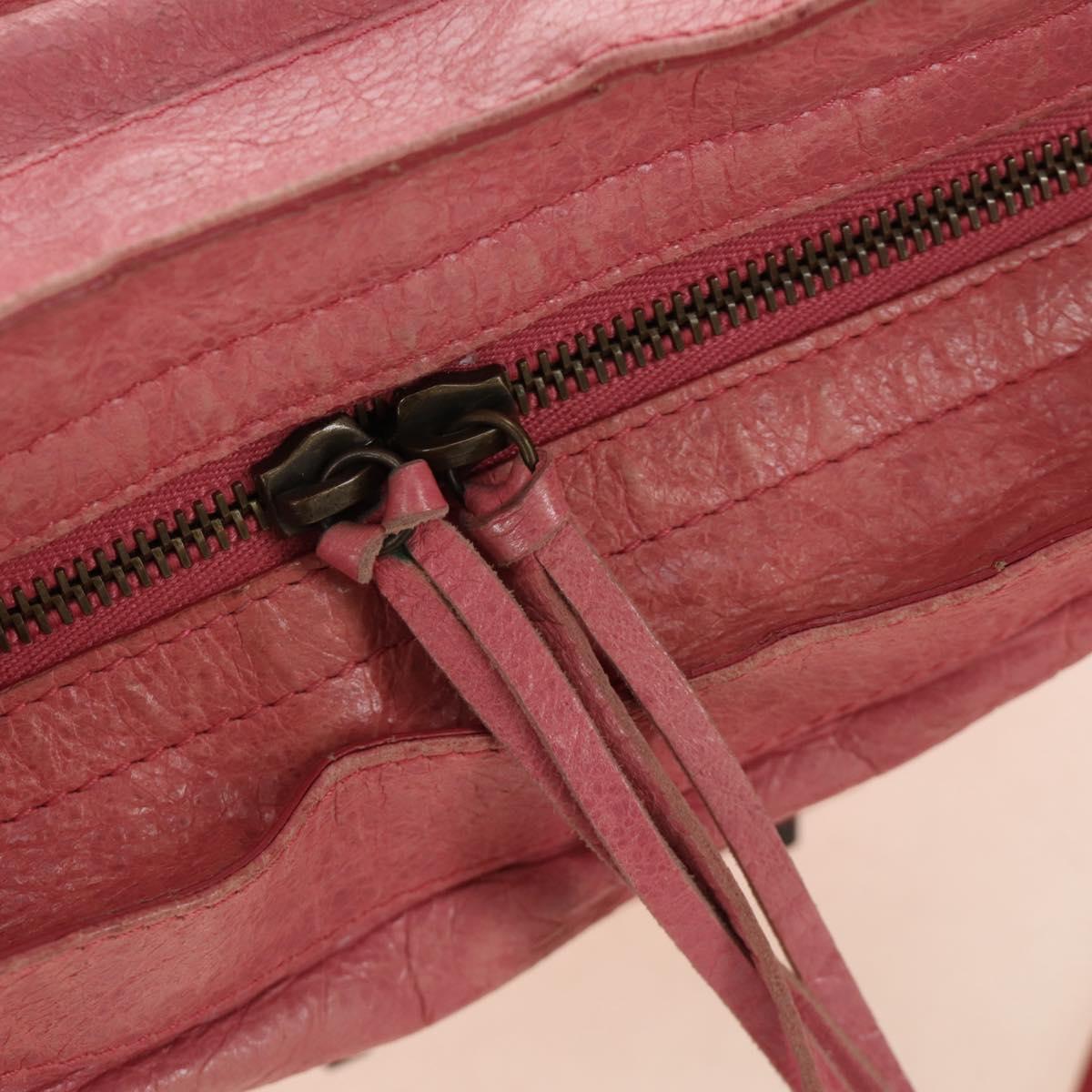 Balenciaga Pink City Motorcycle Bag