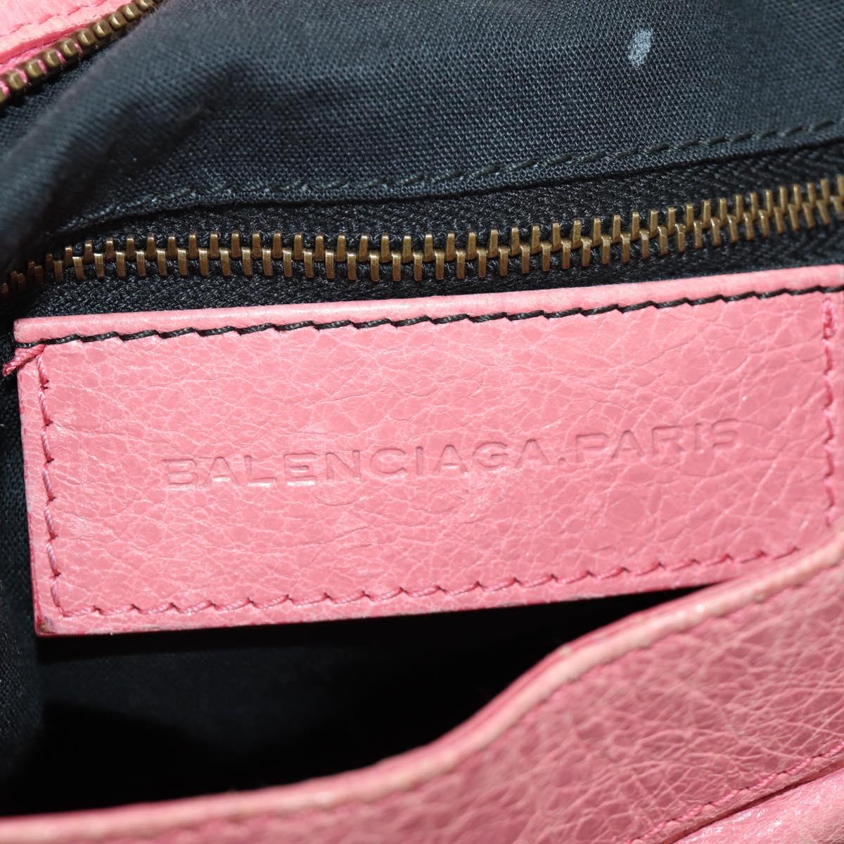 Balenciaga Pink City Motorcycle Bag