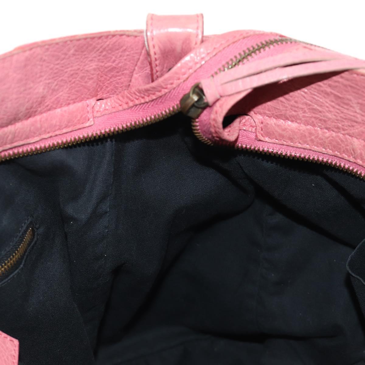 Balenciaga Pink City Motorcycle Bag