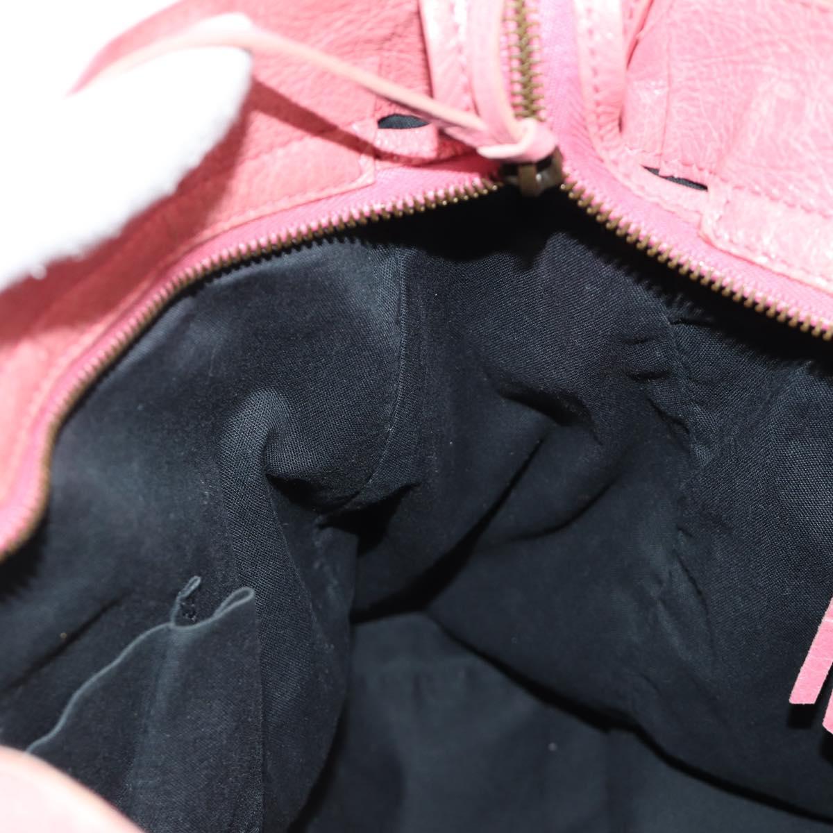 Balenciaga Pink City Motorcycle Bag