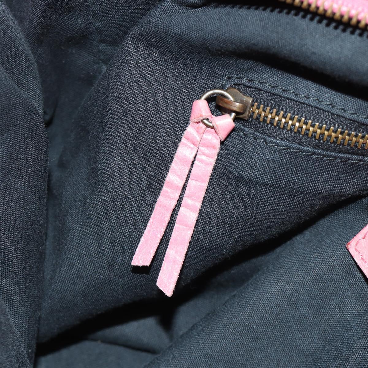 Balenciaga Pink City Motorcycle Bag