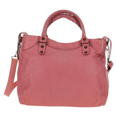 Balenciaga Pink City Motorcycle Bag