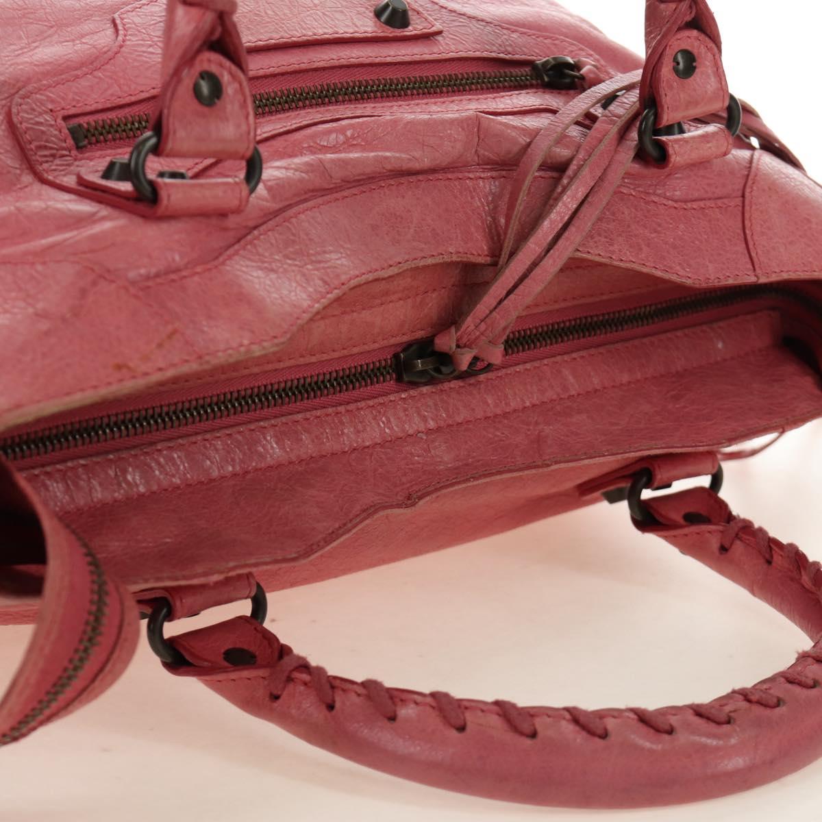 Balenciaga Pink City Motorcycle Bag