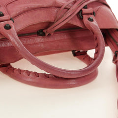 Balenciaga Pink City Motorcycle Bag