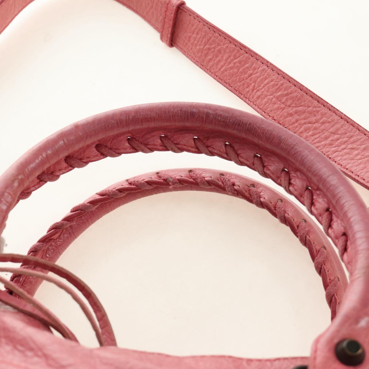 Balenciaga Pink City Motorcycle Bag