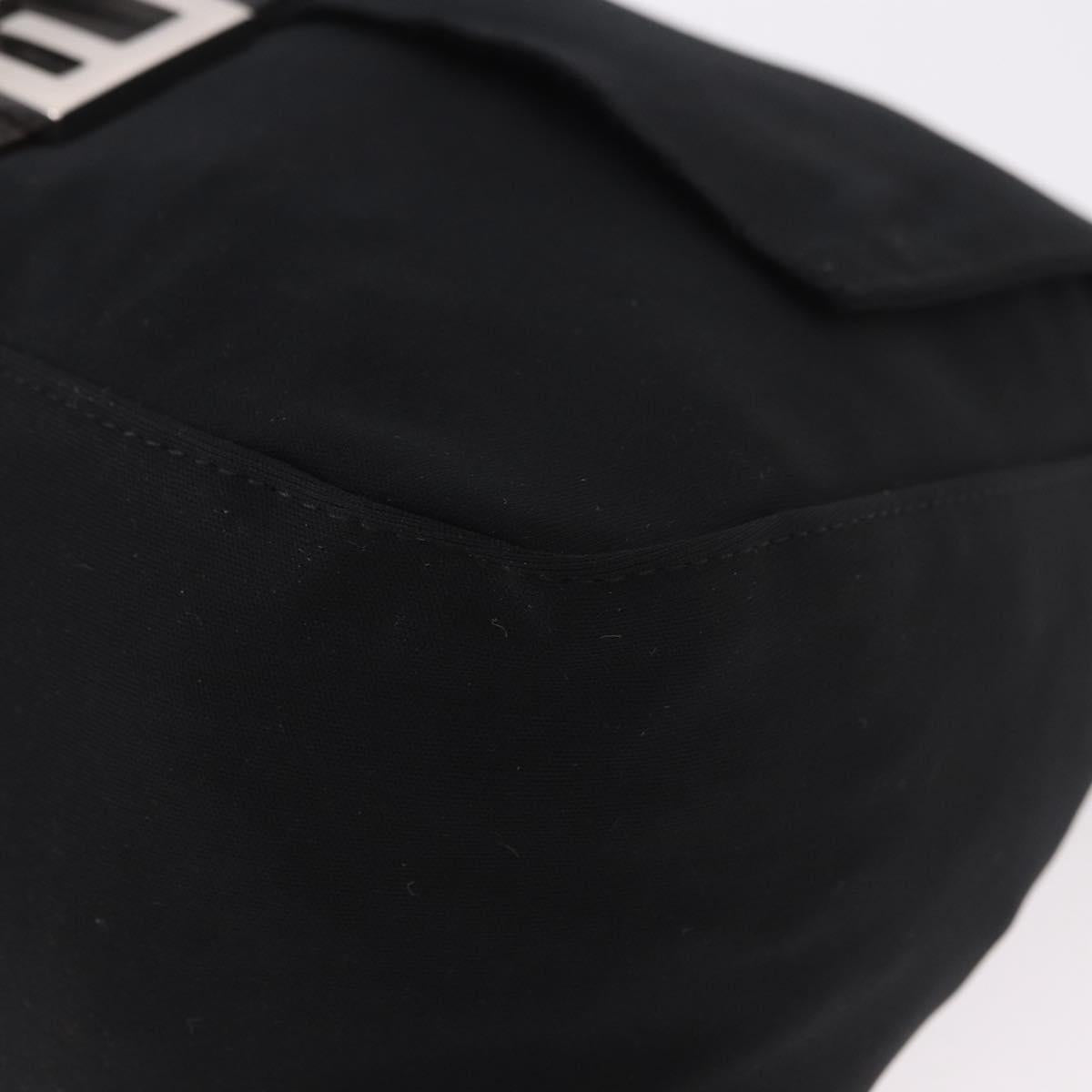 Fendi Black Neoprene Mamma Baguette