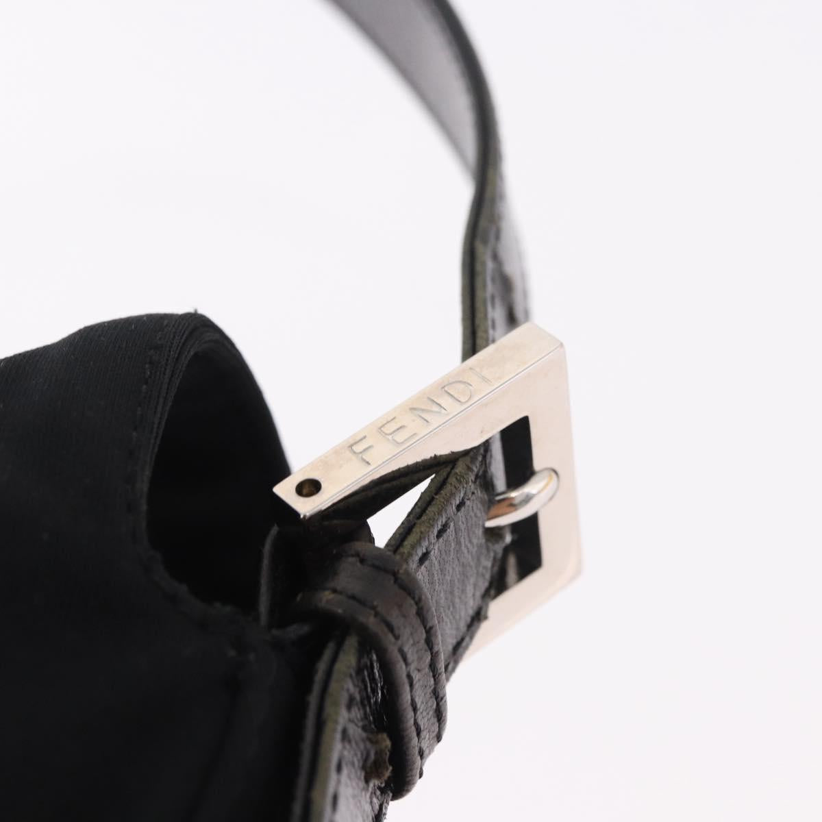 Fendi Black Neoprene Mamma Baguette
