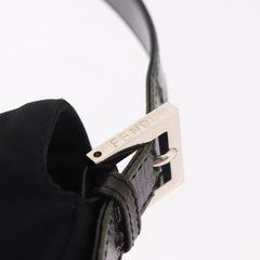 Fendi Black Neoprene Mamma Baguette