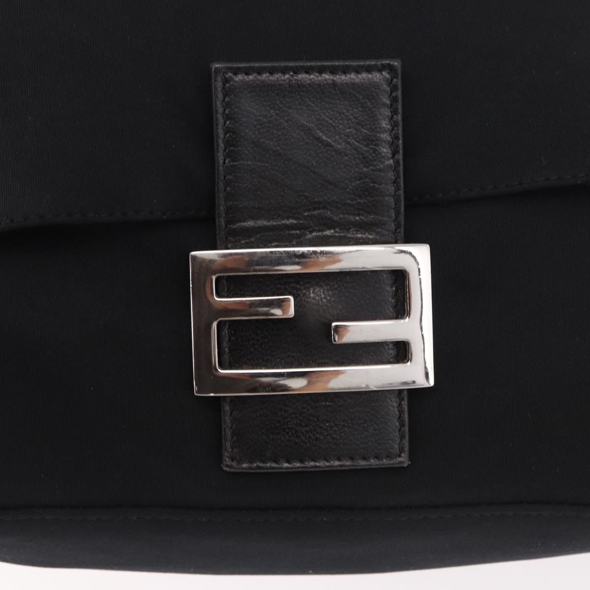 Fendi Black Neoprene Mamma Baguette
