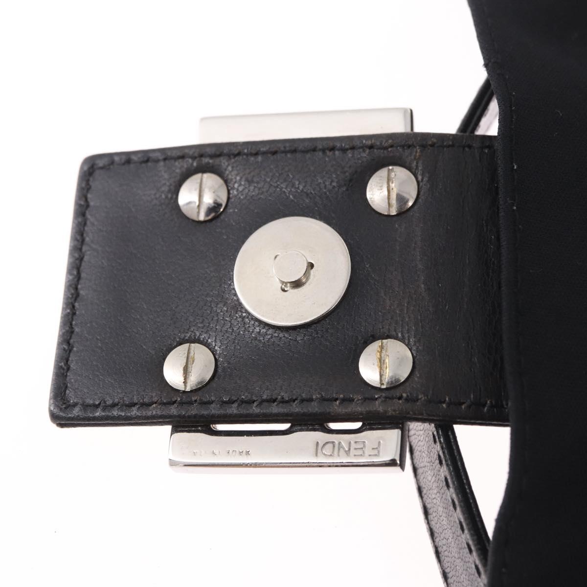 Fendi Black Neoprene Mamma Baguette