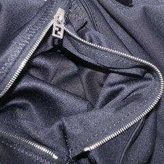 Fendi Black Neoprene Mamma Baguette
