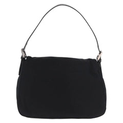Fendi Black Neoprene Mamma Baguette