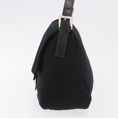 Fendi Black Neoprene Mamma Baguette