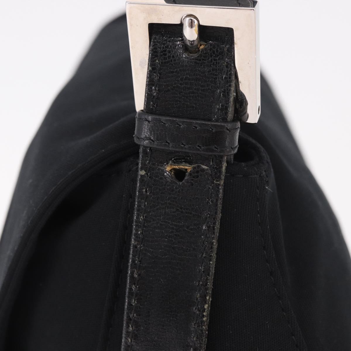 Fendi Black Neoprene Mamma Baguette