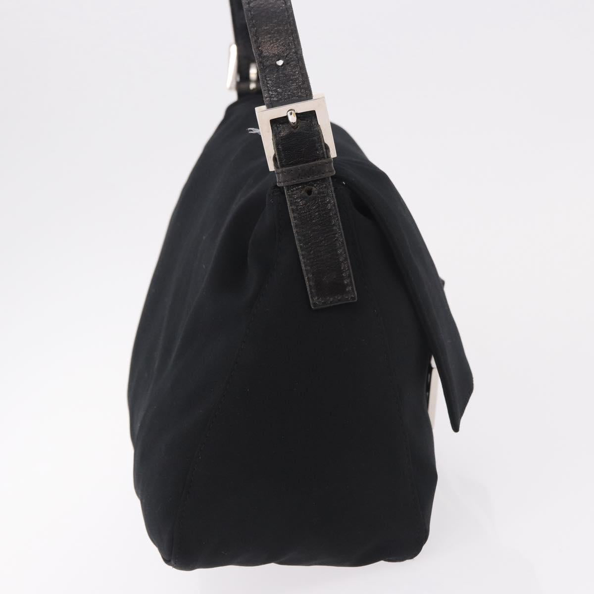 Fendi Black Neoprene Mamma Baguette