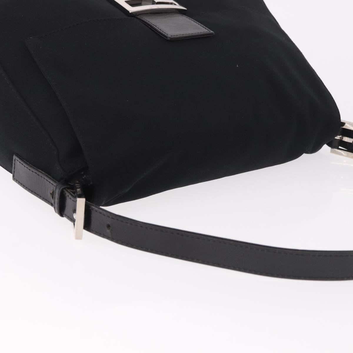 Fendi Black Neoprene Mamma Baguette