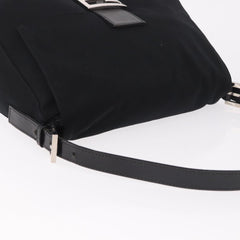Fendi Black Neoprene Mamma Baguette