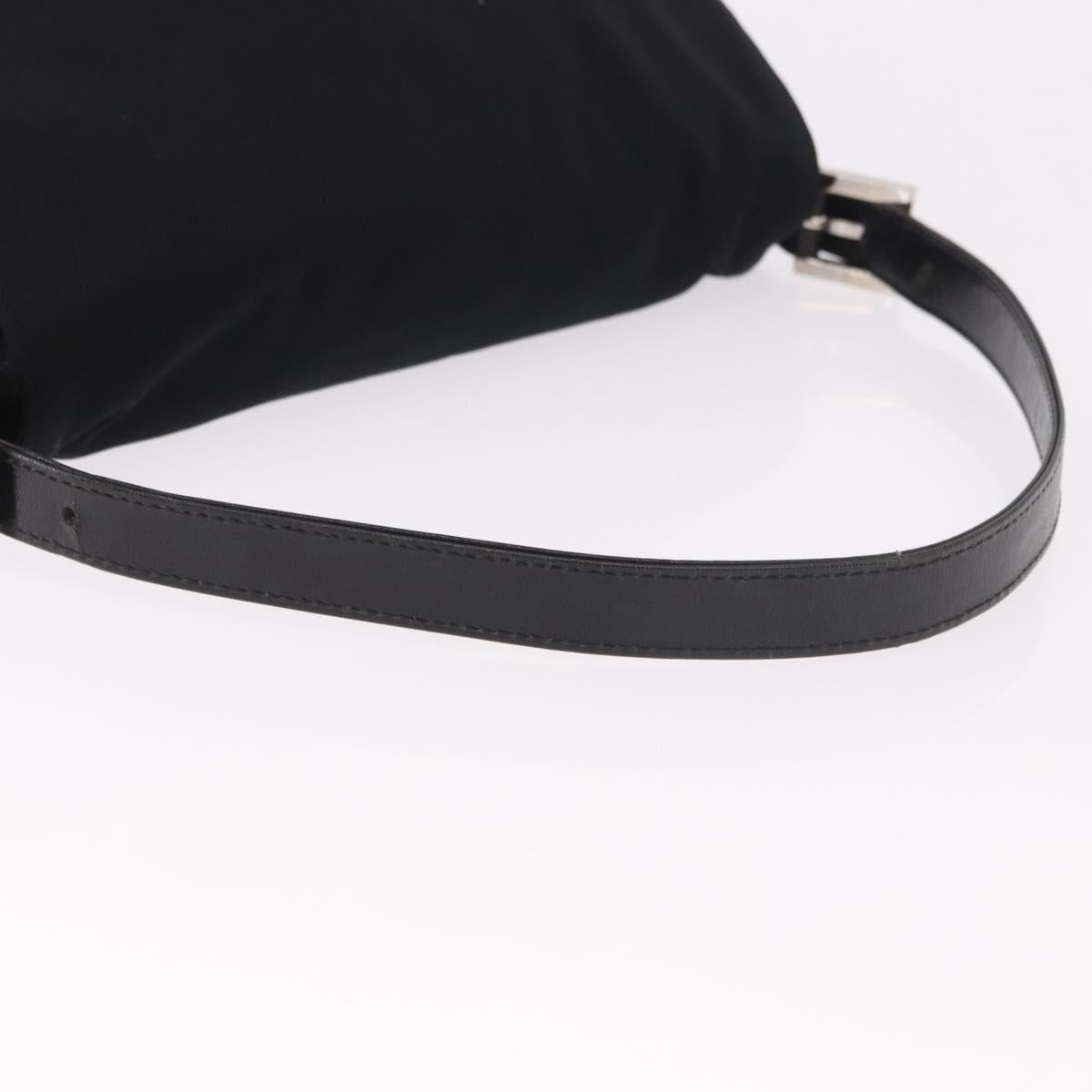 Fendi Black Neoprene Mamma Baguette