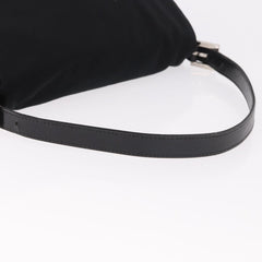 Fendi Black Neoprene Mamma Baguette