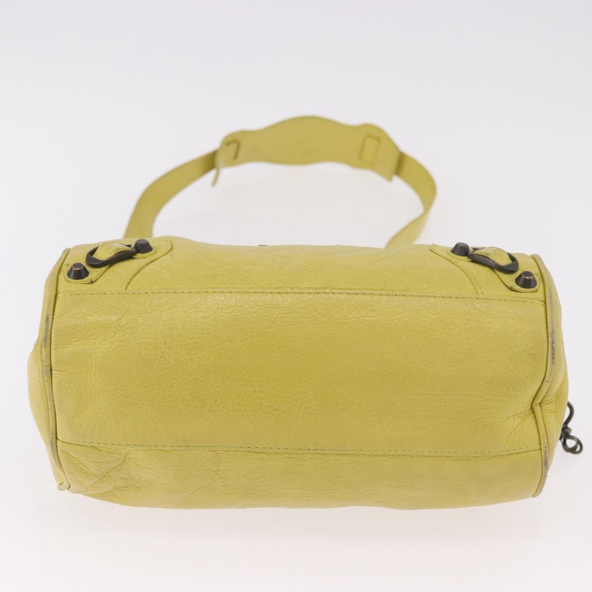 Balenciaga Yellow Classic City Leather Bag