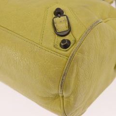 Balenciaga Yellow Classic City Leather Bag