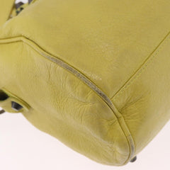 Balenciaga Yellow Classic City Leather Bag