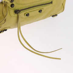 Balenciaga Yellow Classic City Leather Bag