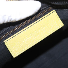 Balenciaga Yellow Classic City Leather Bag