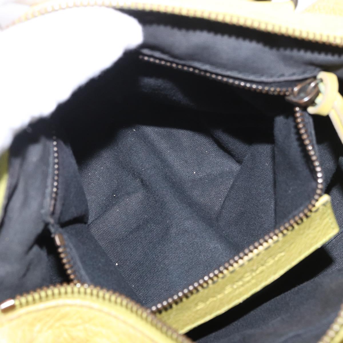 Balenciaga Yellow Classic City Leather Bag