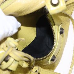 Balenciaga Yellow Classic City Leather Bag