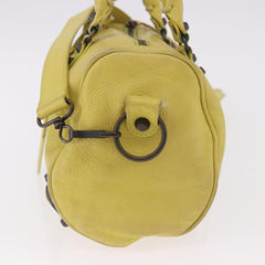 Balenciaga Yellow Classic City Leather Bag