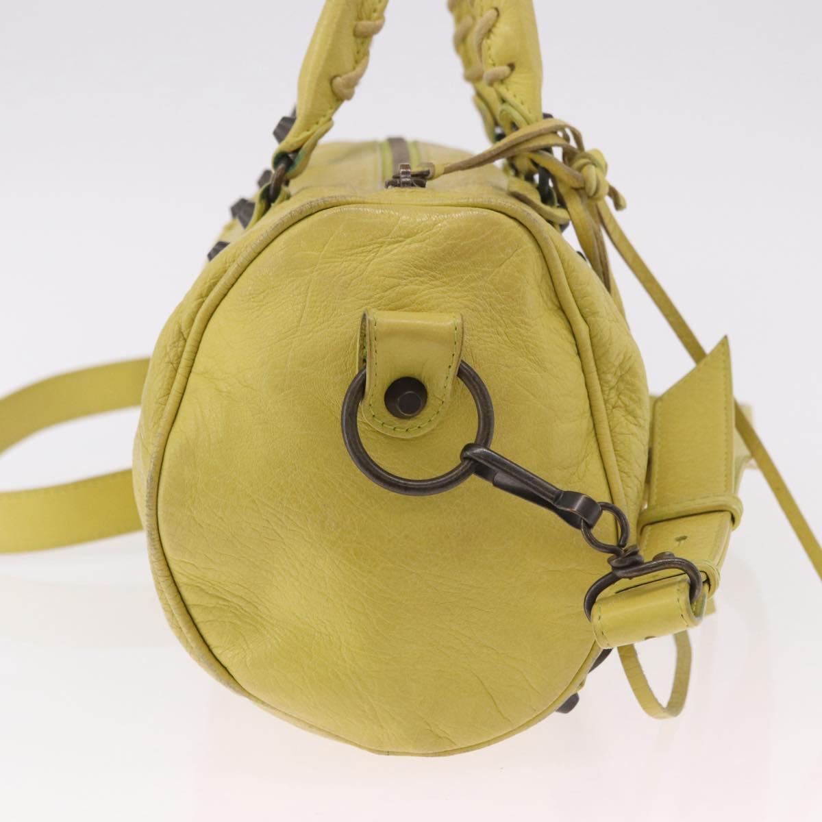 Balenciaga Yellow Classic City Leather Bag