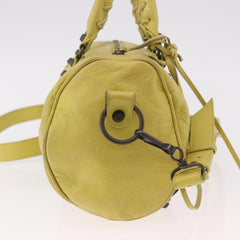 Balenciaga Yellow Classic City Leather Bag