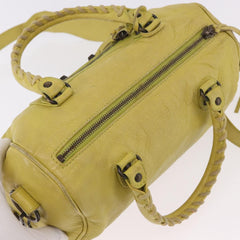 Balenciaga Yellow Classic City Leather Bag