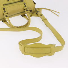 Balenciaga Yellow Classic City Leather Bag