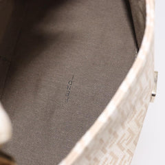 Fendi Zucchino Beige Canvas Chain Mamma Baguette