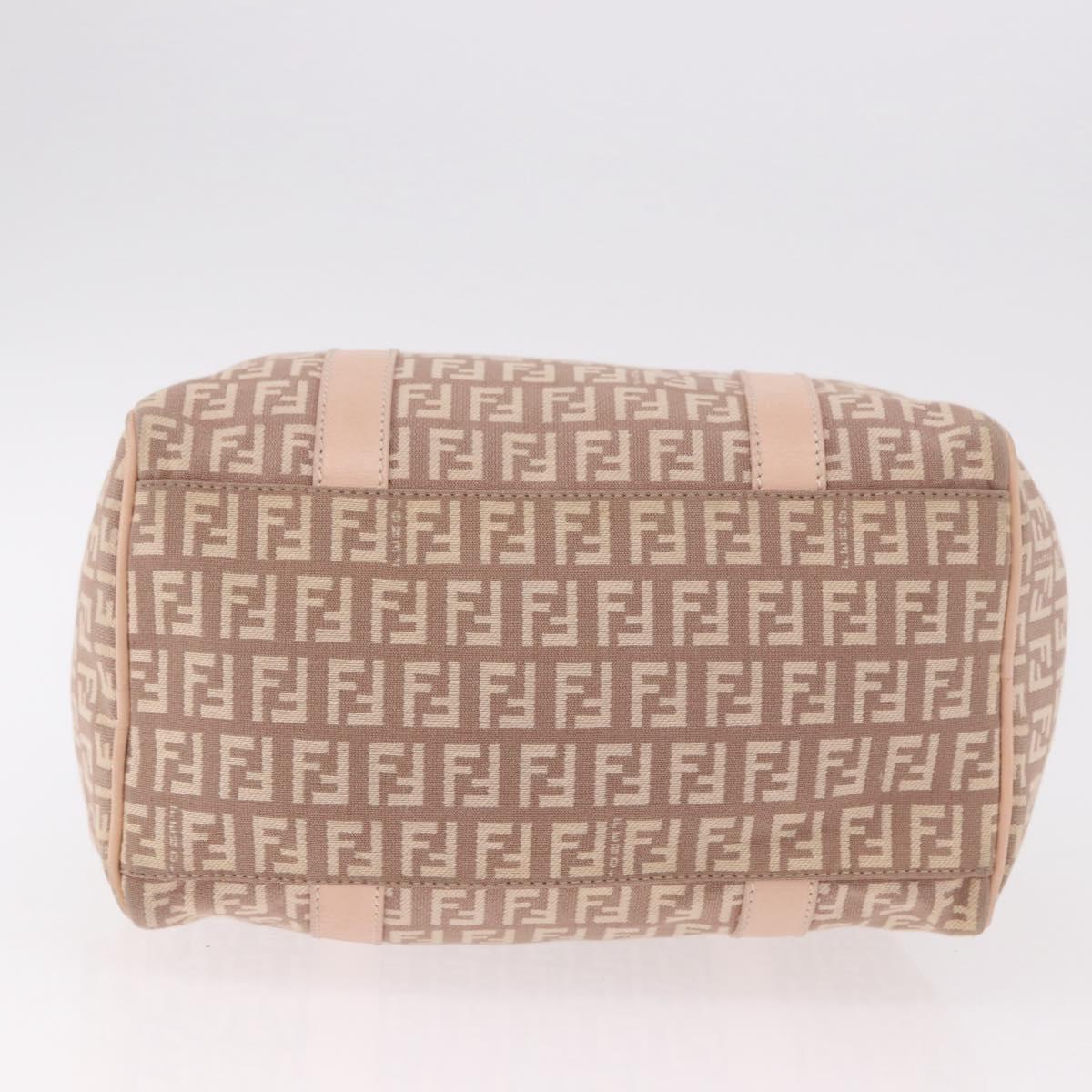 Fendi Pink Zucchino Canvas Forever Bauletto Mini Boston Bag