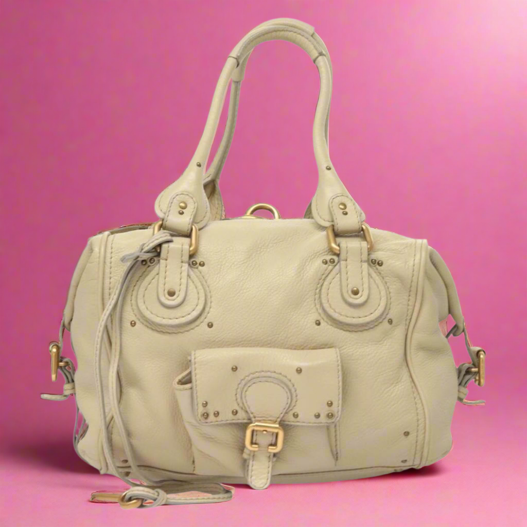 Chloe Paddington Ivory Front Pocket