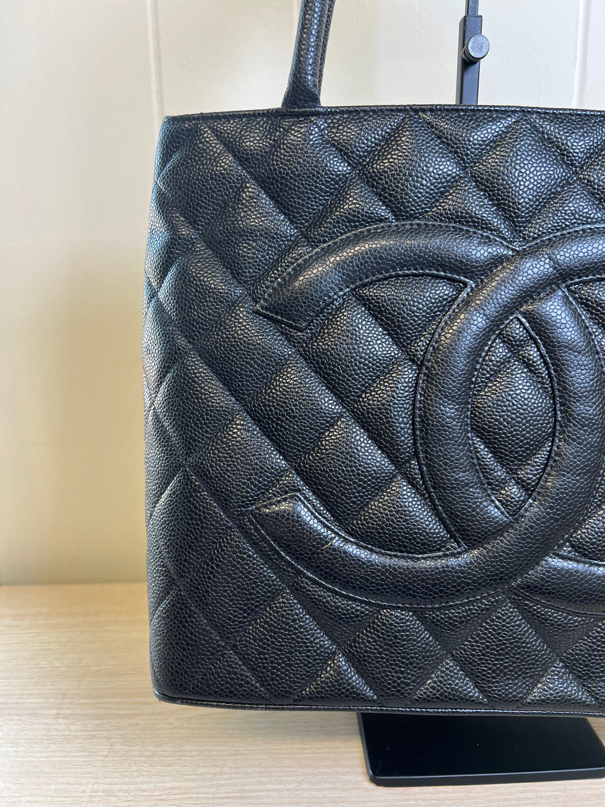 CHANEL Caviar Leather Tote Bag