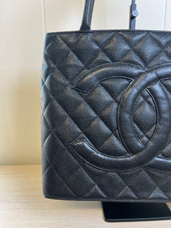 CHANEL Caviar Leather Tote Bag