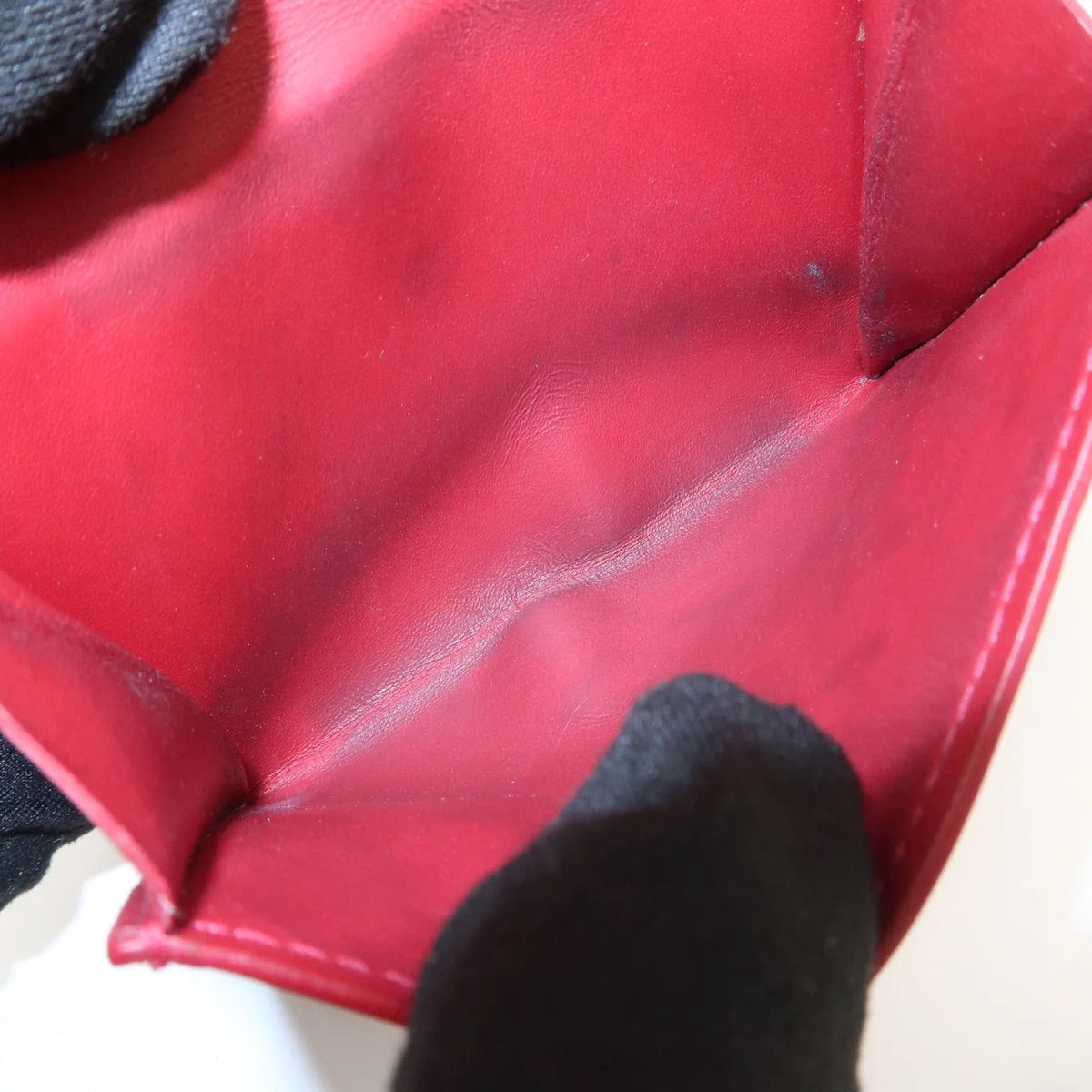 Louis Vuitton Vernis Red Wallet