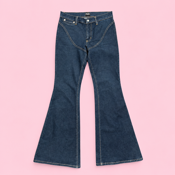 Vintage D&G Dark Wash Flared Jeans