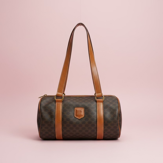 Celine Macadam Barrel-Shaped Bag
