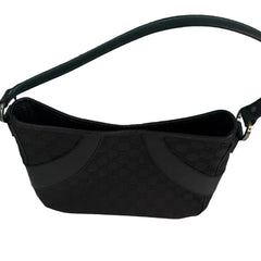 Gucci GG Canvas Black Shoulder Bag