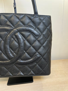 CHANEL Caviar Leather Tote Bag